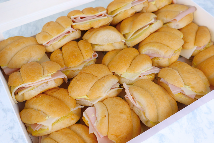 Caja con 20 Teleritas de Pechuga de Pavo y Queso Manchego
