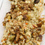 Arroz Huérfano con Piñones, Almendras y Chicharrón