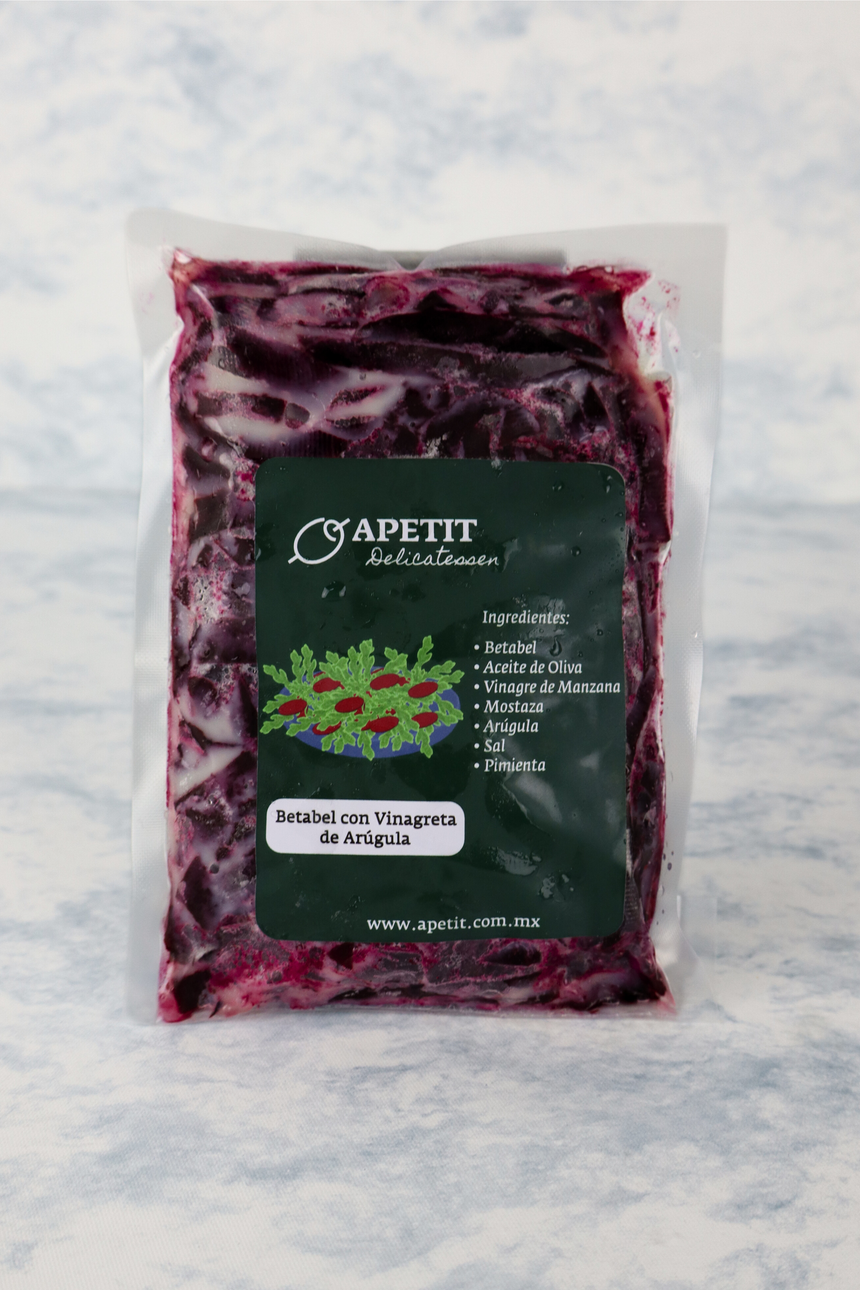 Betabel con Vinagreta de Arúgula