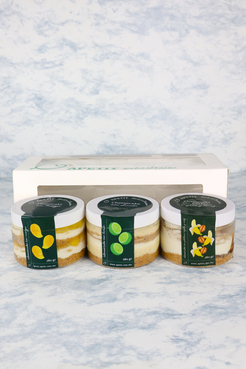 Caja Botes Cheesecakes