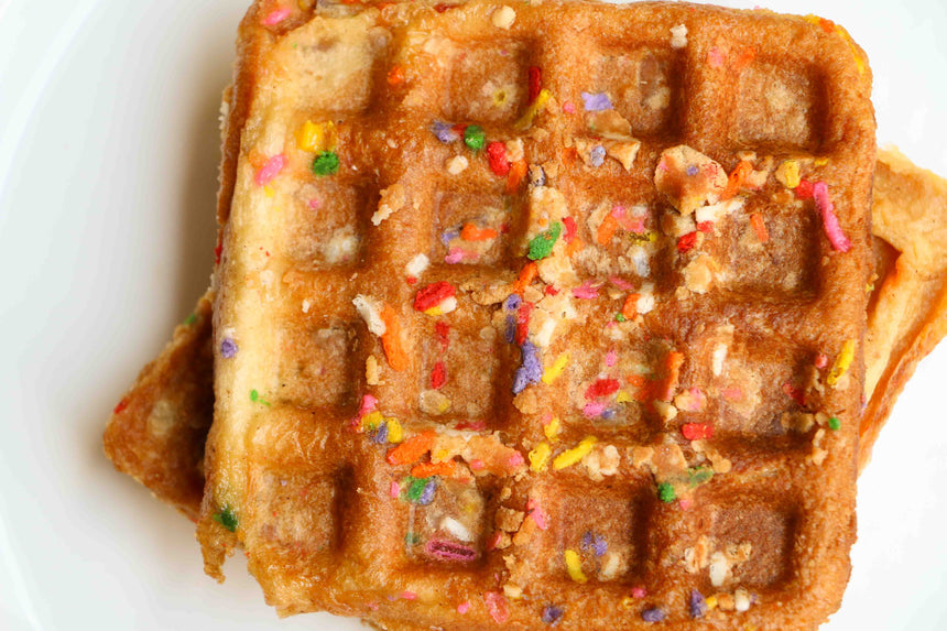 Birthday Cake Waffles