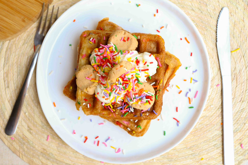 Birthday Cake Waffles