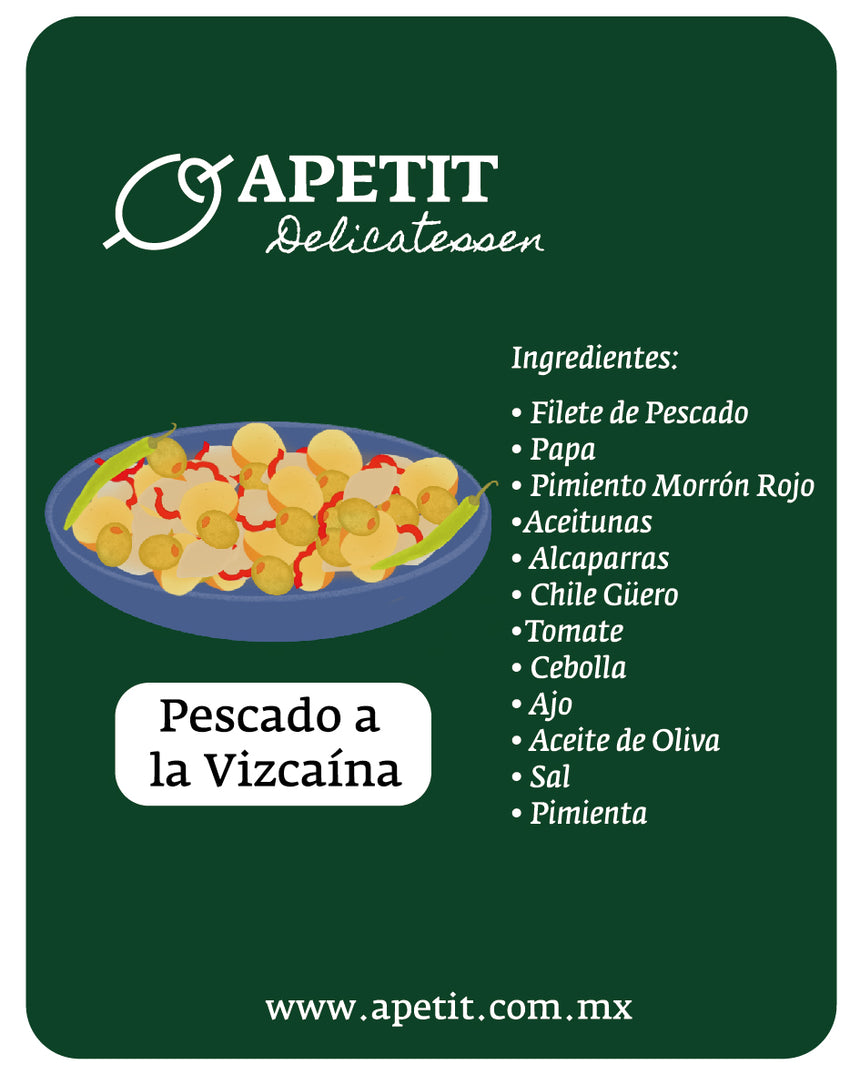 Pescado a la Vizcaina estilo Bacalao
