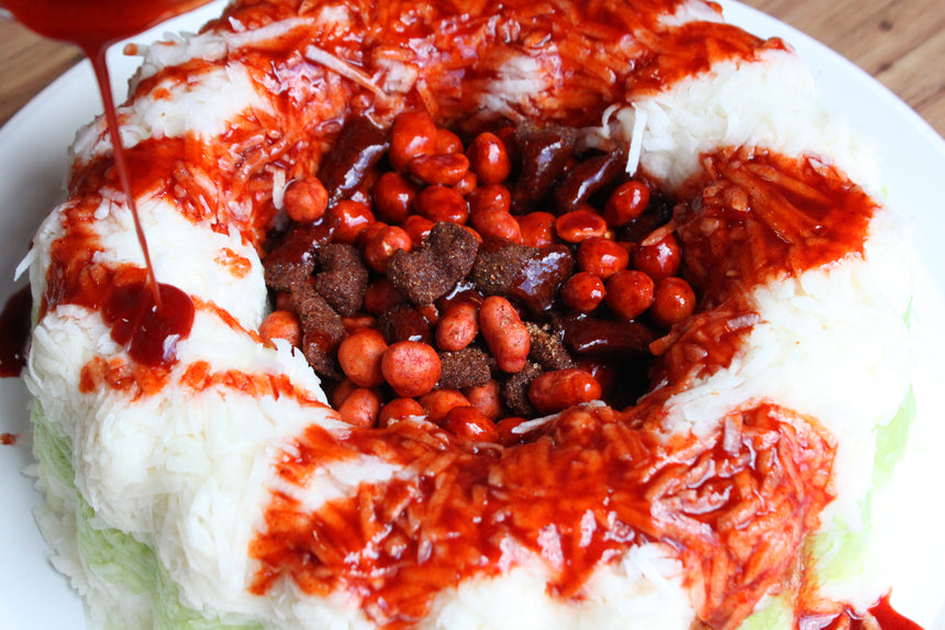 Rosca de Jícama y Pepino