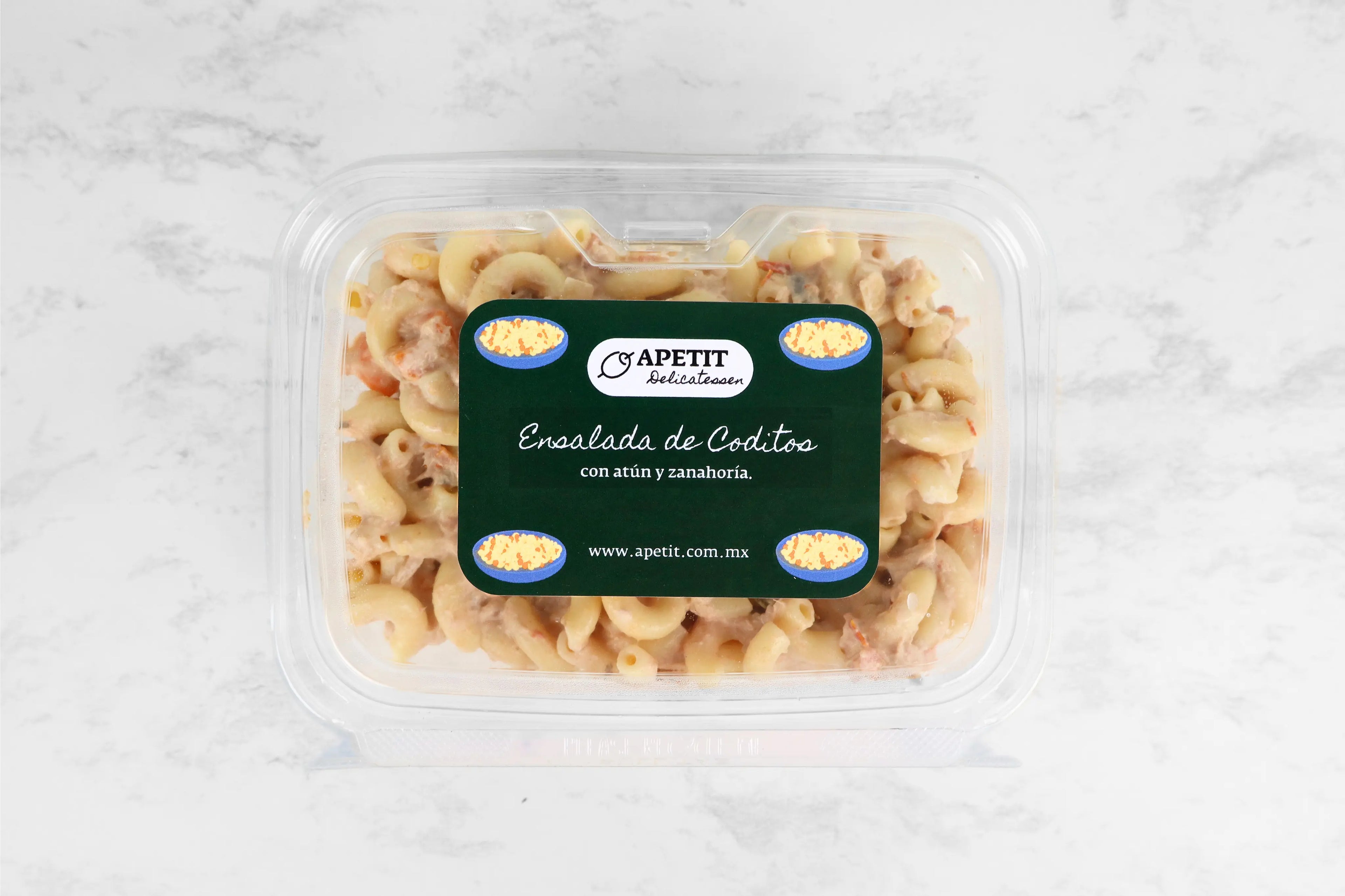 Ensalada de Coditos con Atún y Zanahoria