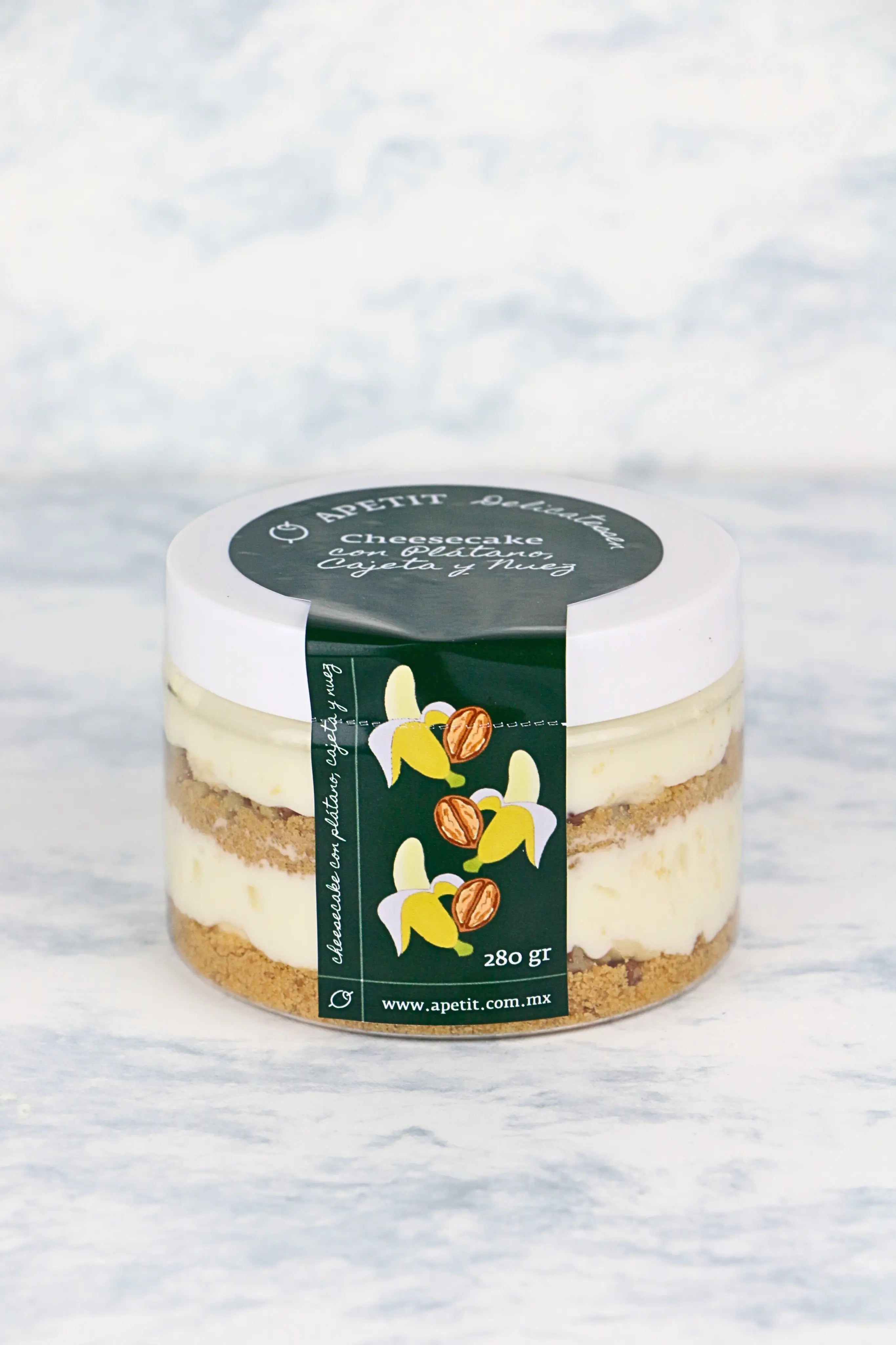 Bote Cheesecake de Platano Congelados