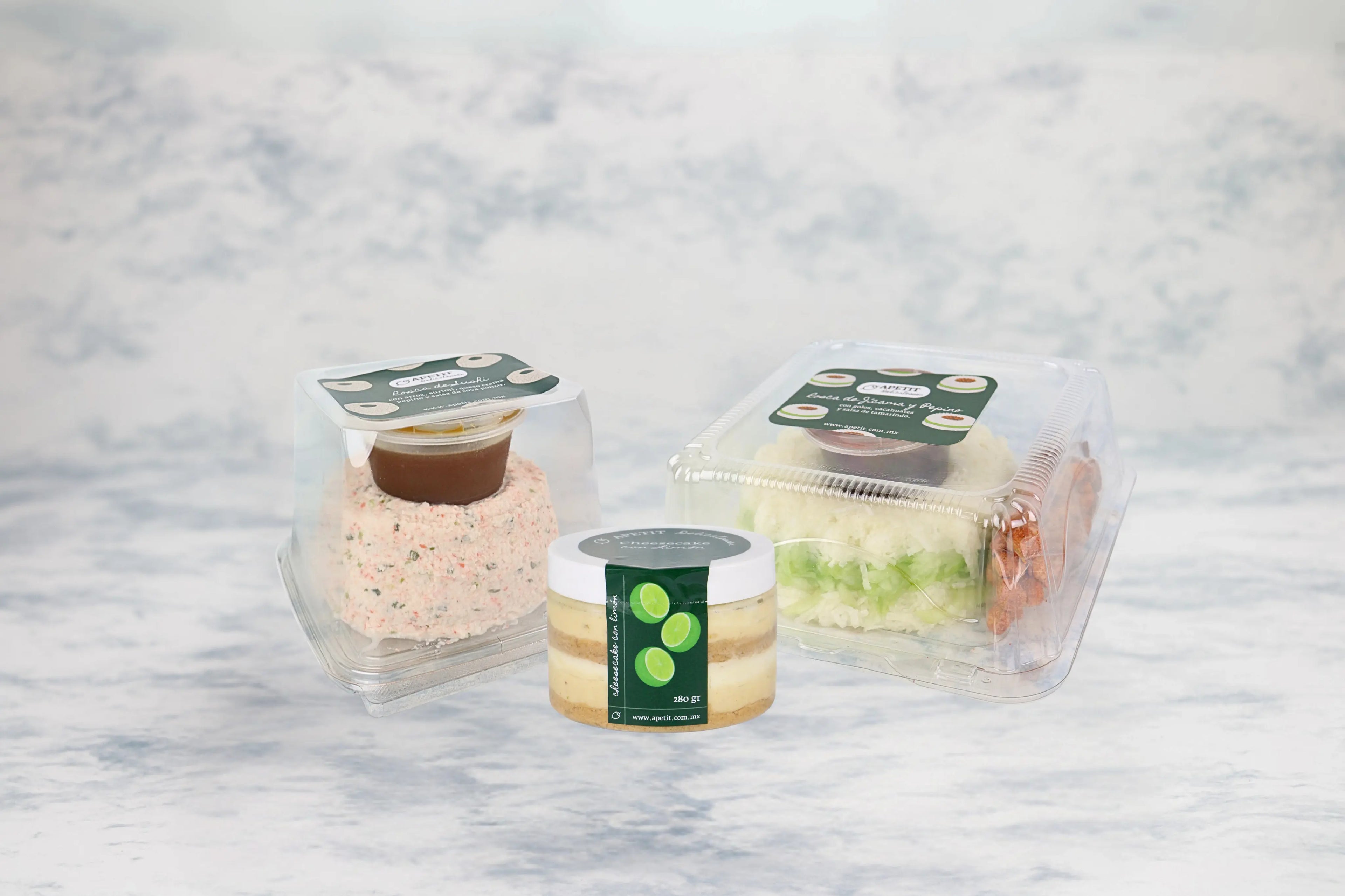 Paquete Sushi + Rosca Jícama + Cheesecake Limón Paquetes
