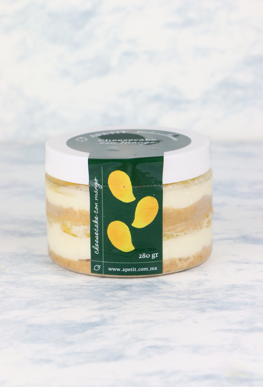 Bote Cheesecake de Mango