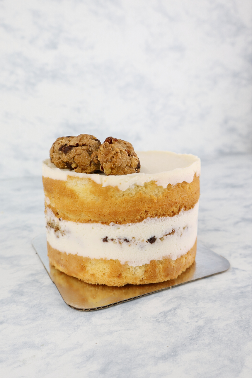 Pastel Chocolate Chip Cookie Cake