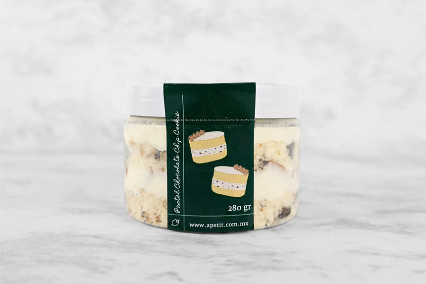 Bote Pastel de Chocolate Chip Cookie Cake Congelados