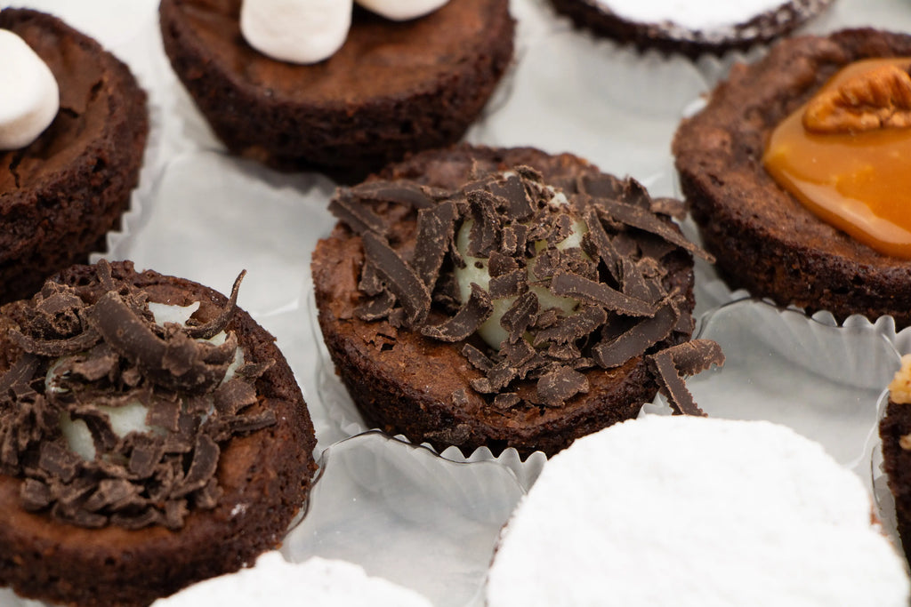 Mini Brownies Reposteria