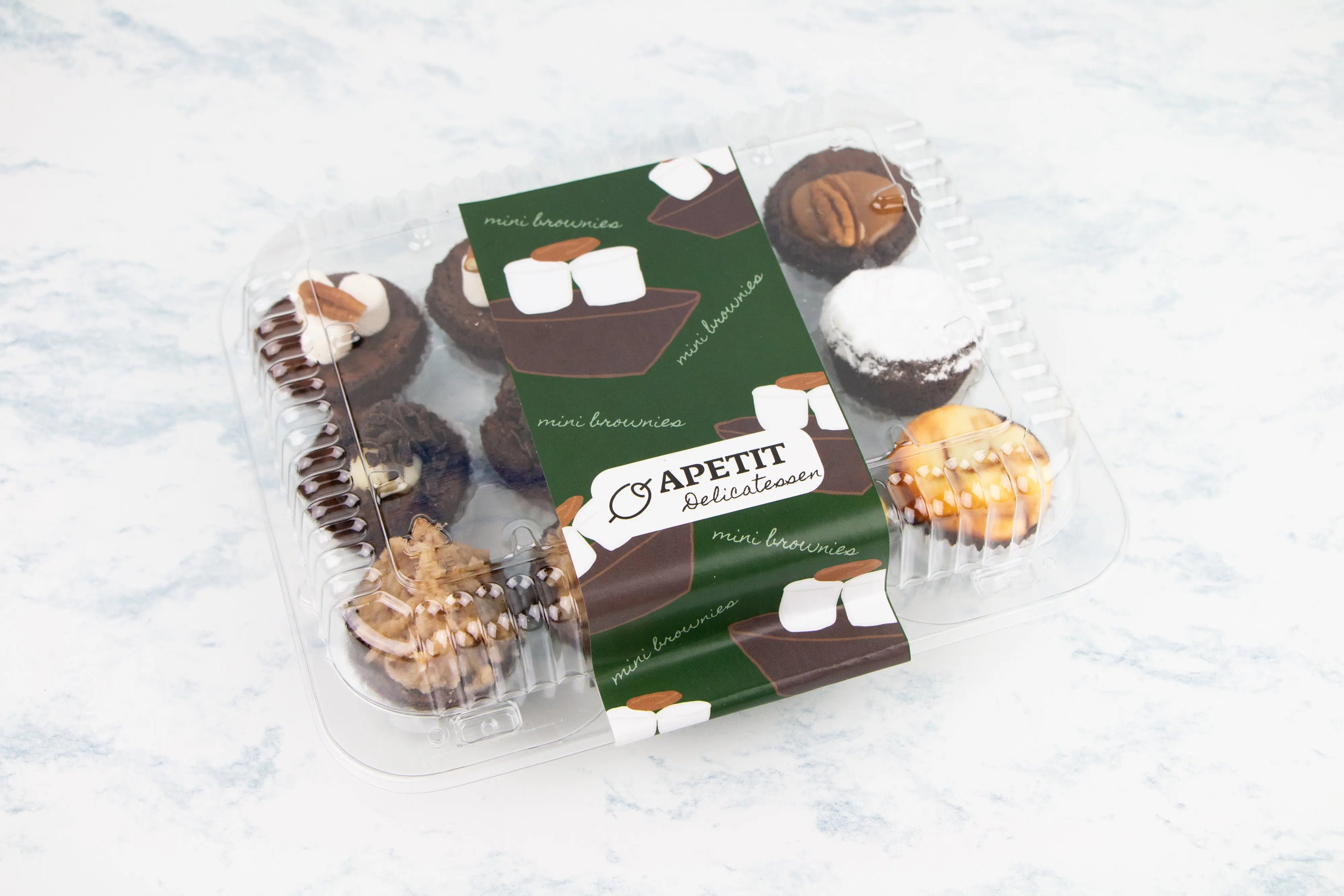 Mini Brownies Reposteria