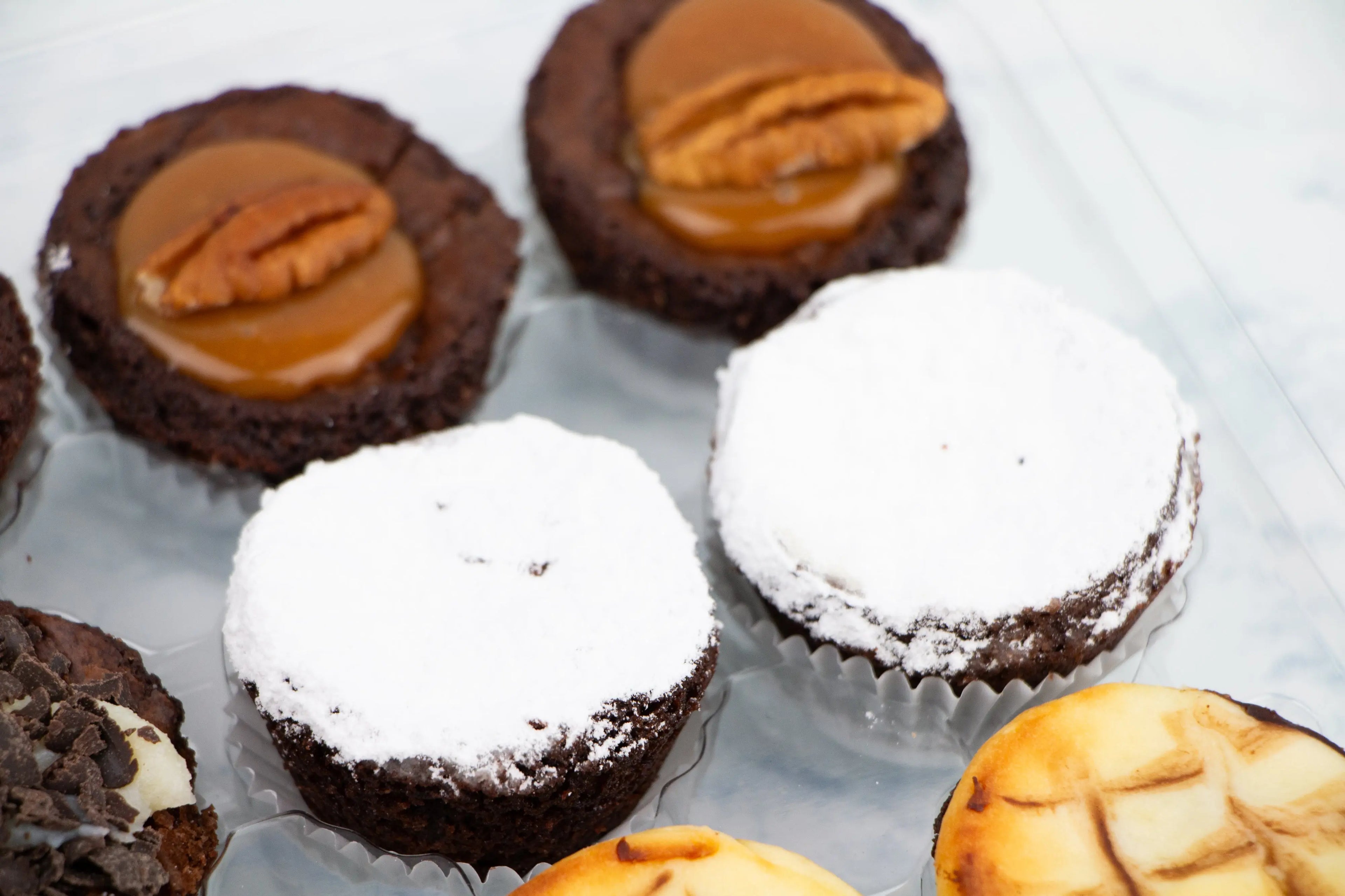 Mini Brownies Reposteria