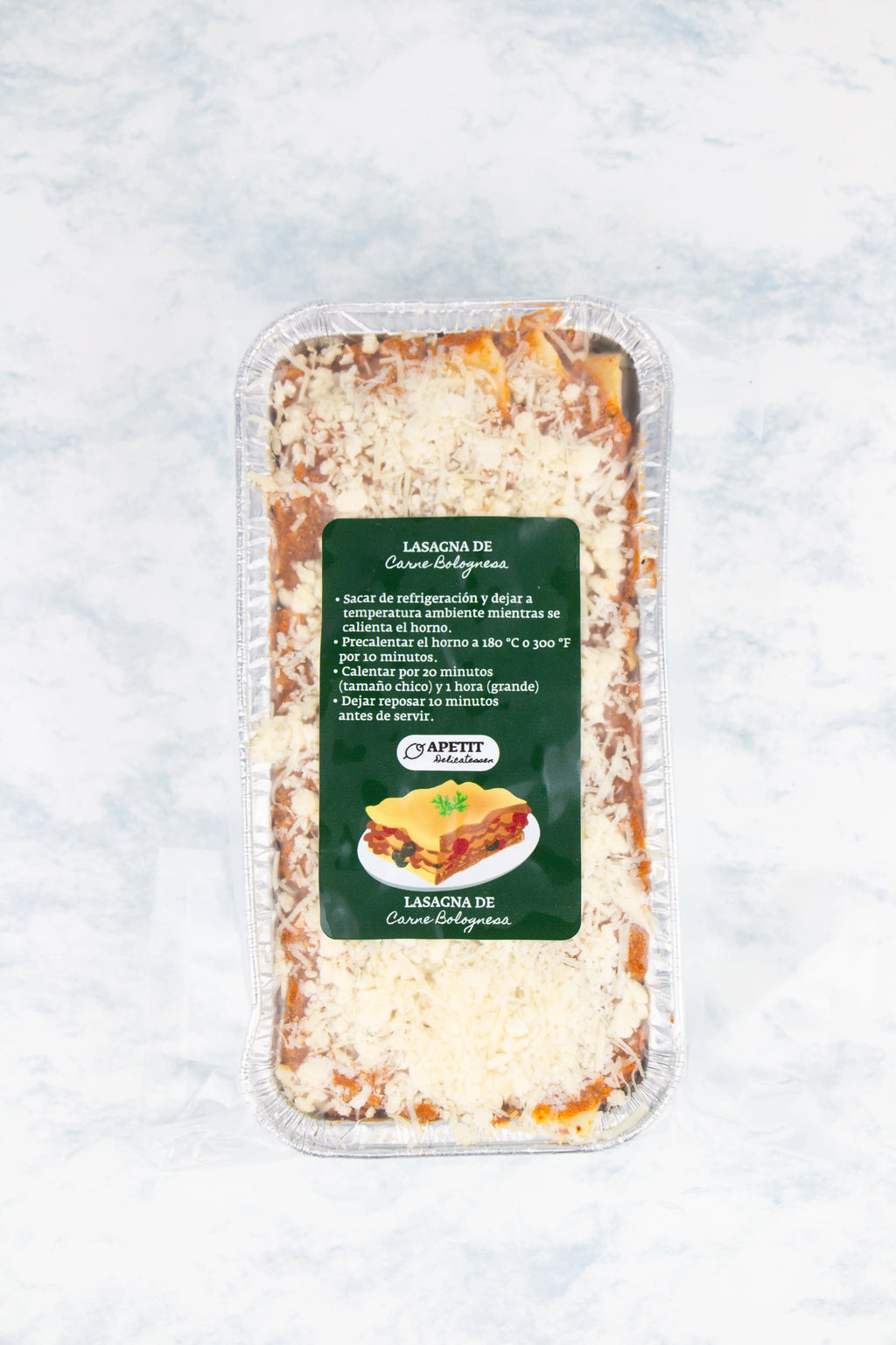 Lasagna de Carne a la Bolognesa Congelados