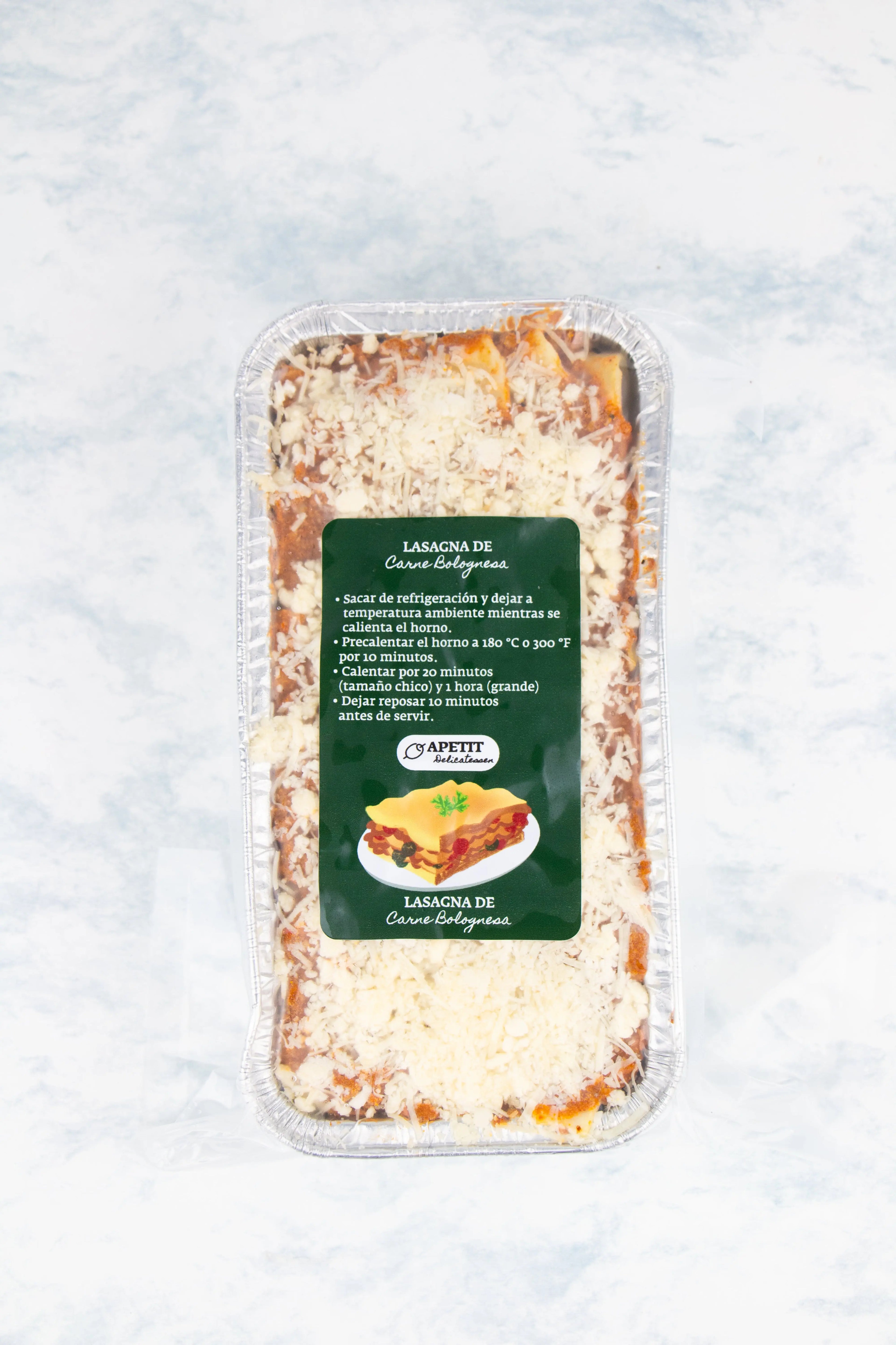 Lasagna de Carne a la Bolognesa Congelados