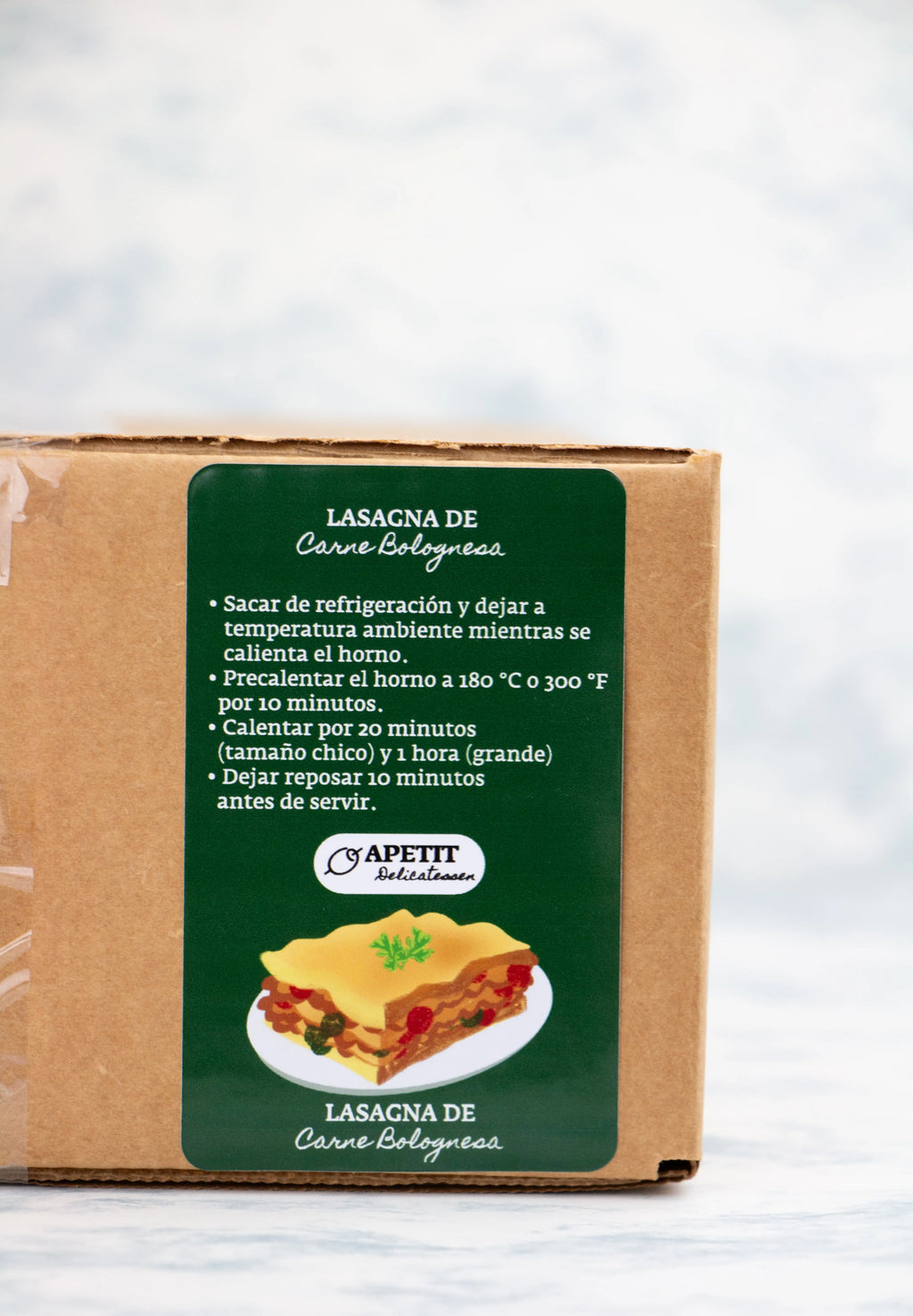 Lasagna de Carne a la Bolognesa Congelados