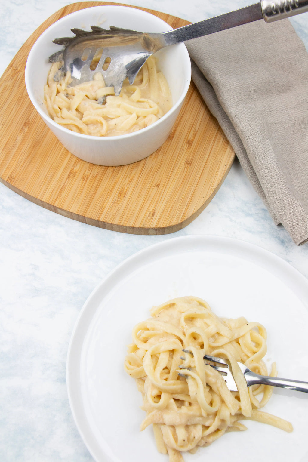 Pasta Fettuccine Alfredo Congelados