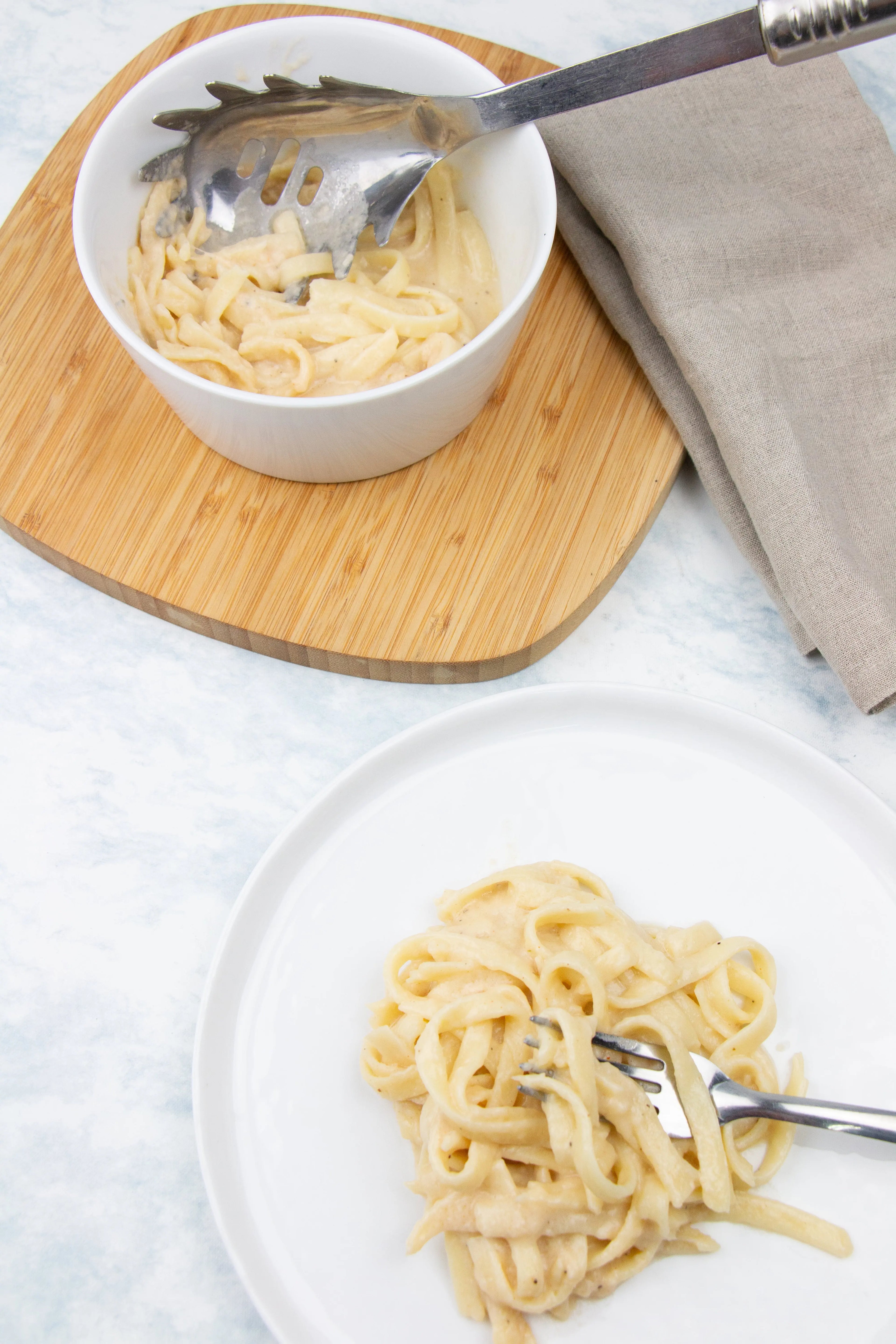 Pasta Fettuccine Alfredo Congelados