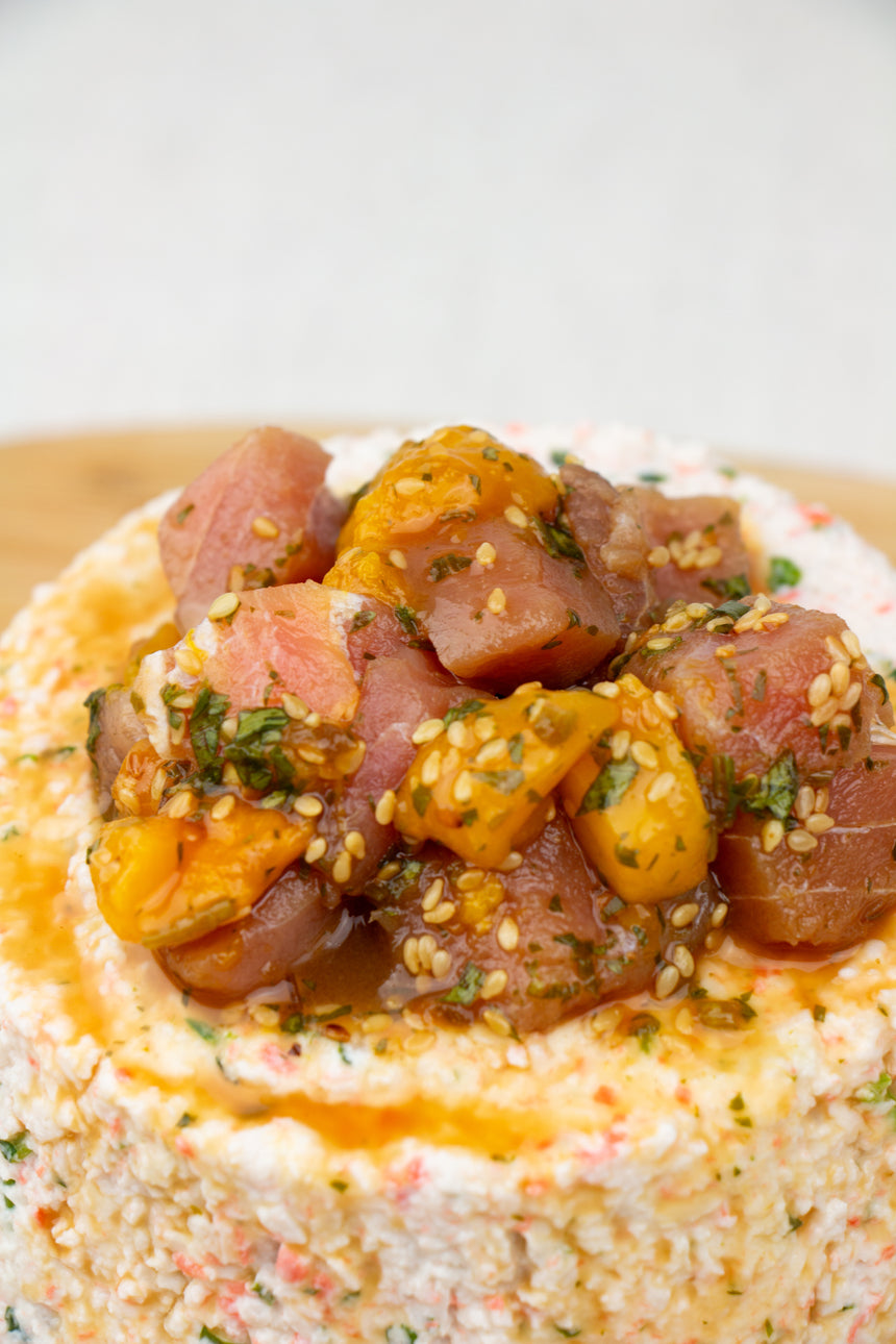 Filete de Atún con Mango y Cilantro