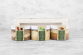 Caja 3 Botes de Postres Healthy Living Regalos