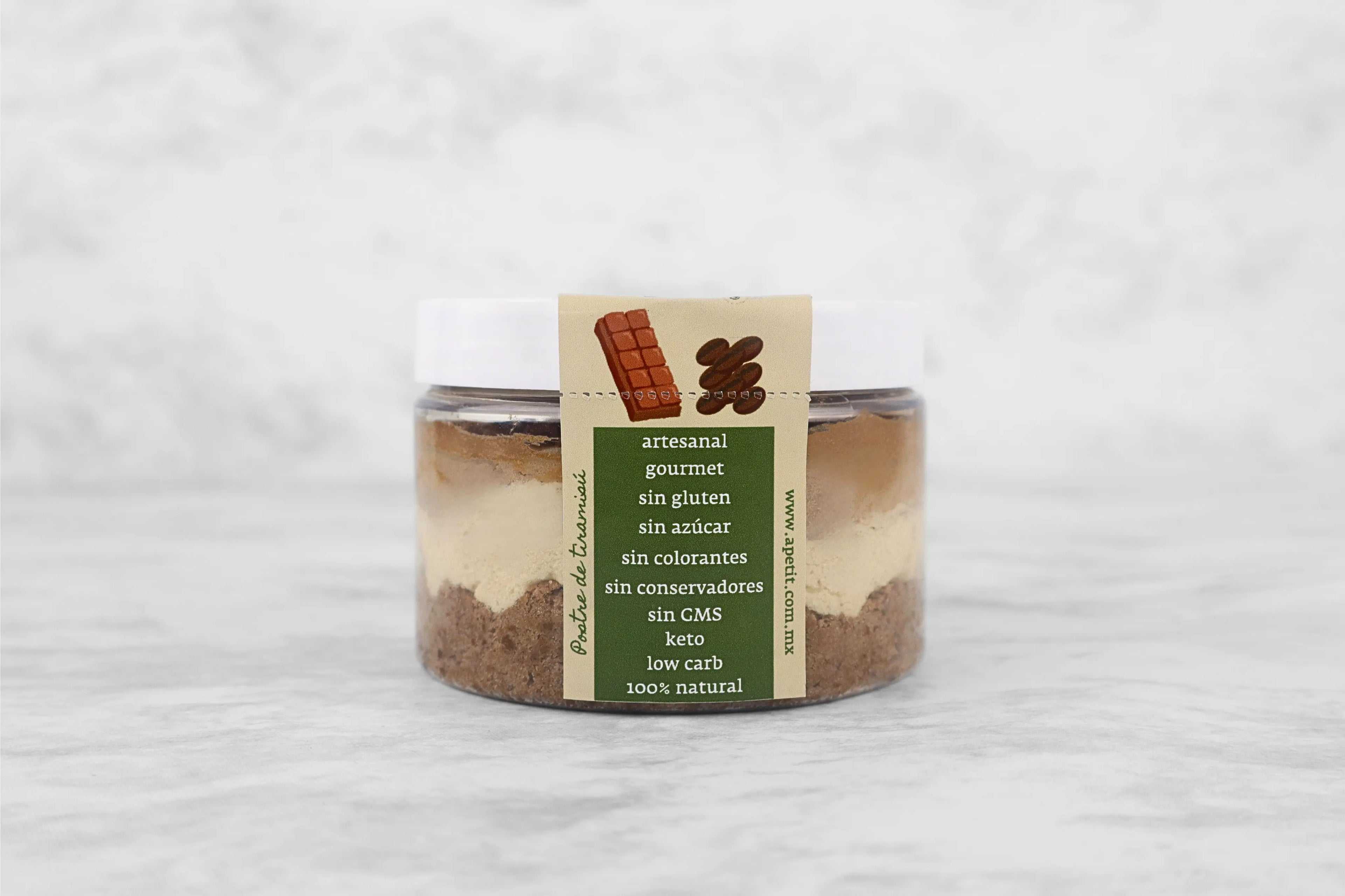 Bote Postre Healthy Living Tiramisu Congelados