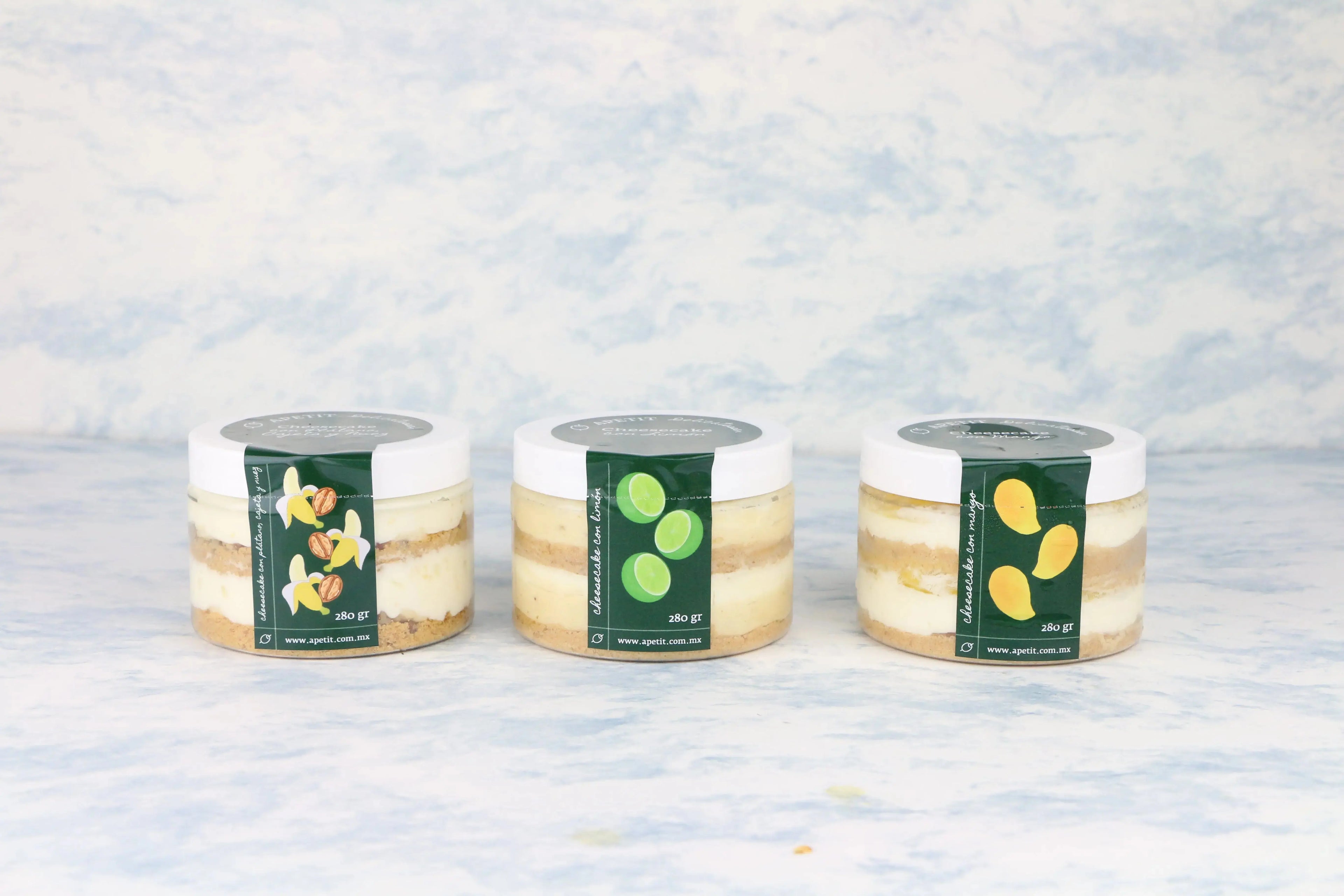 Caja 3 Botes de Cheesecakes Regalos