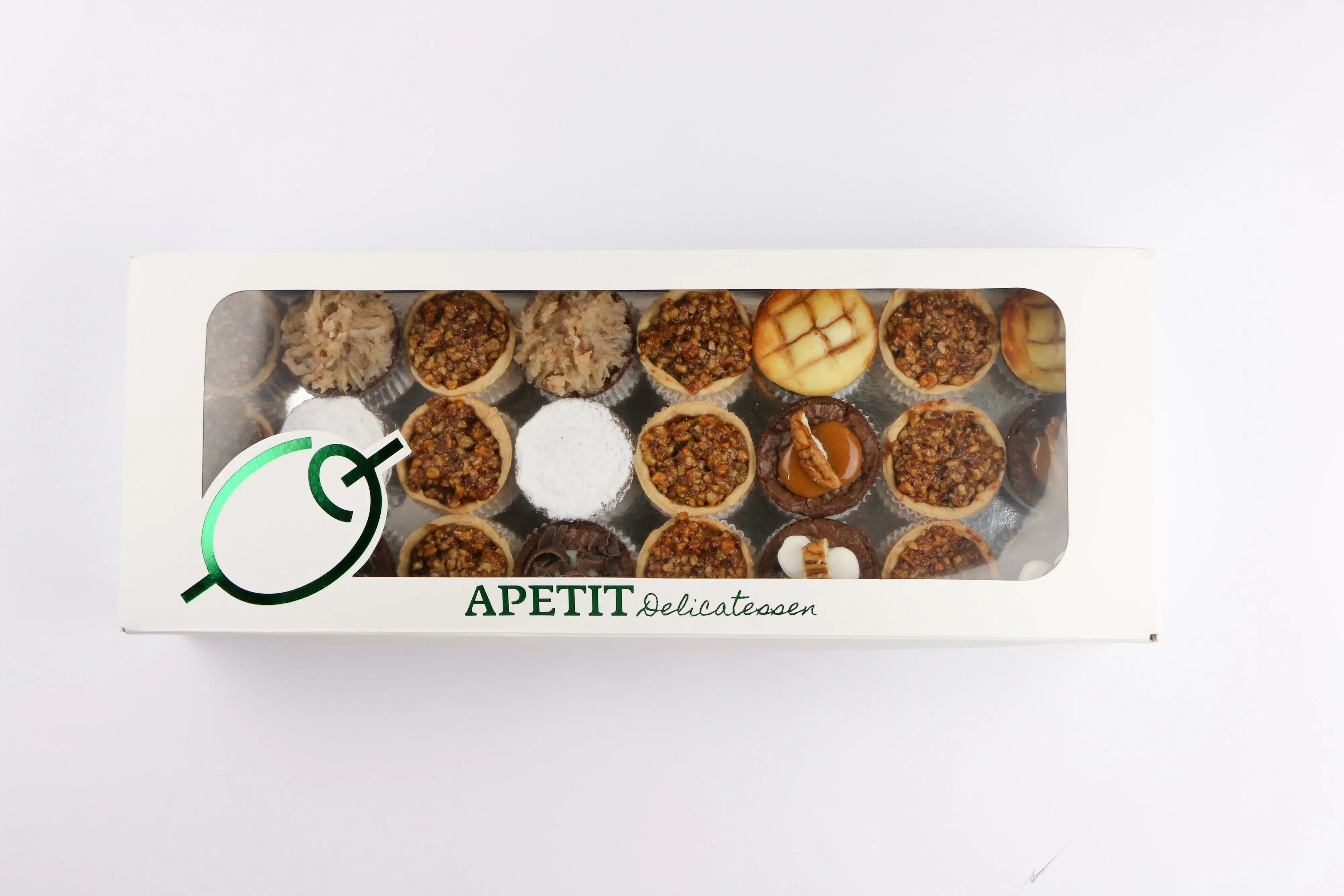 Caja de Mini Brownies y Mini Pays de Nuez Regalos