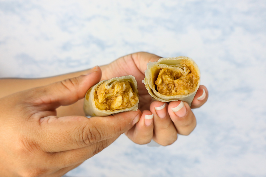 Burritos Papa con Chorizo