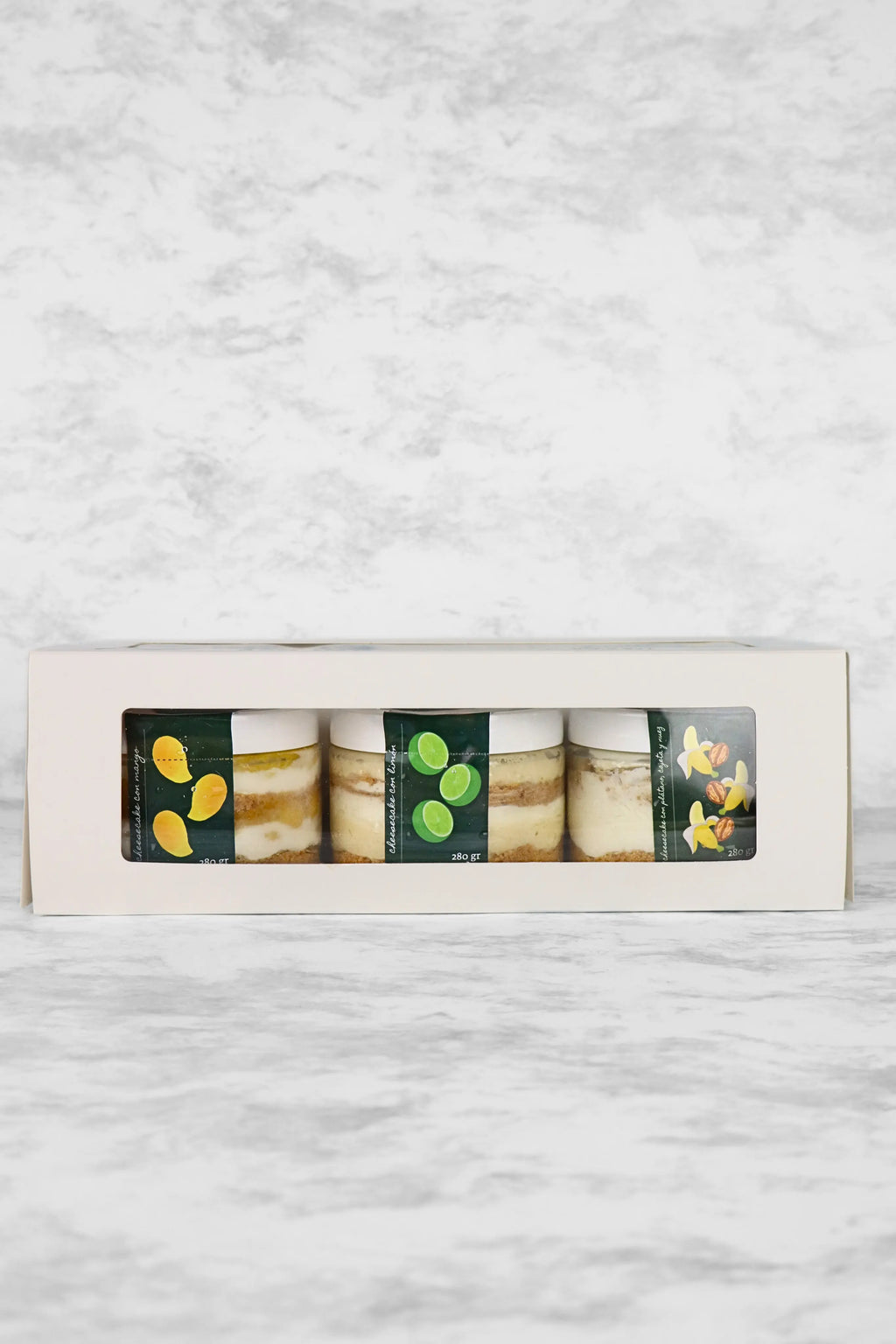 Caja 3 Botes de Cheesecakes