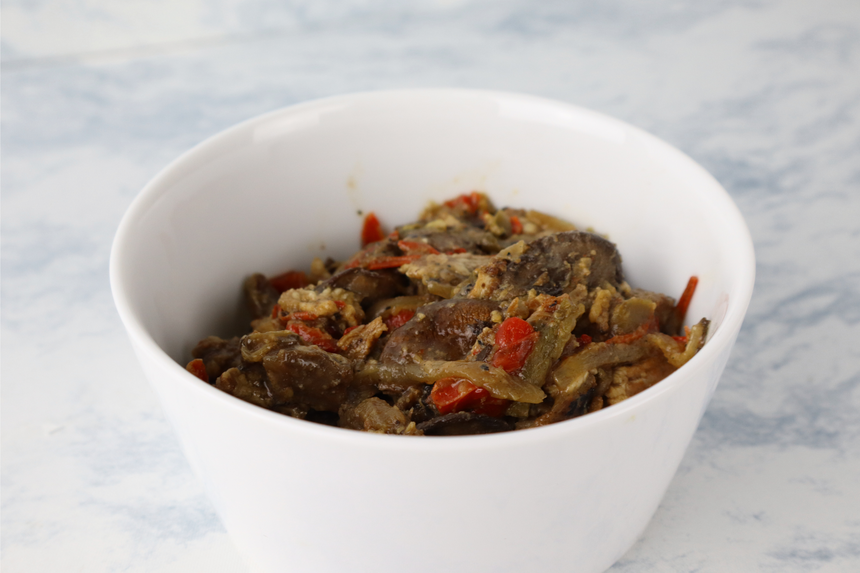 Alambre de Filete de Res en Reducción de Cerveza Obscura