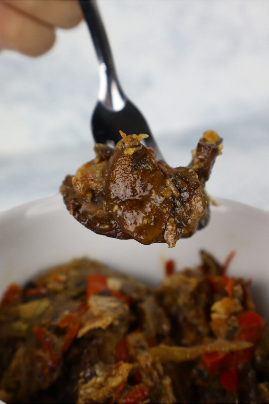 Alambre de Filete de Res en Reducción de Cerveza Obscura
