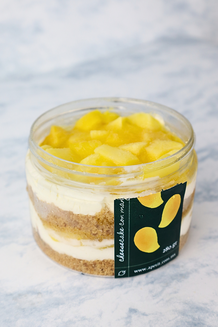 Bote Cheesecake de Mango