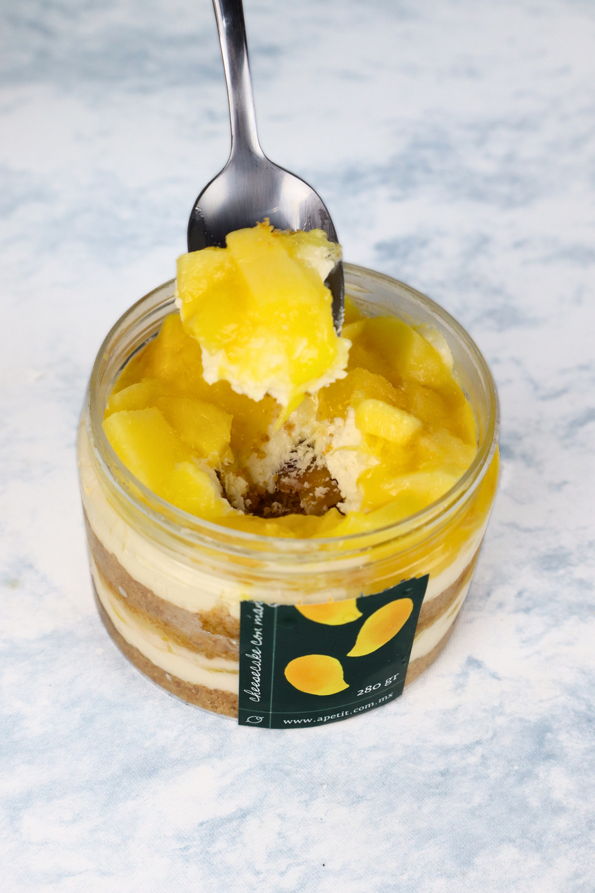 Bote Cheesecake de Mango
