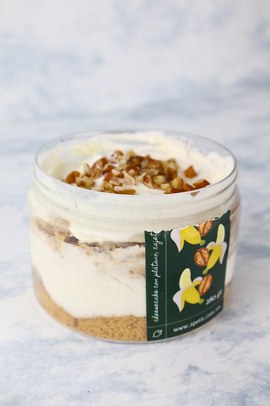 Bote Cheesecake de Platano