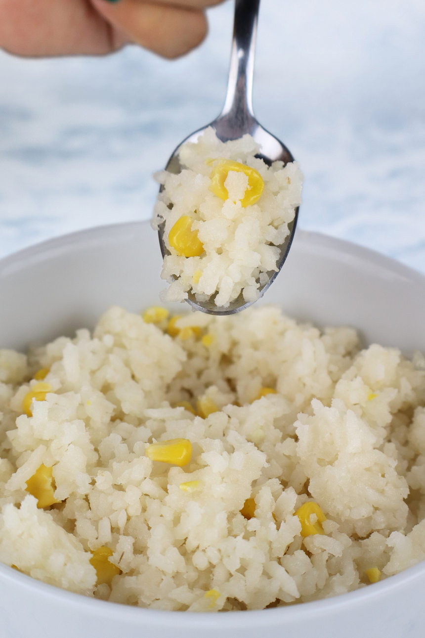 Arroz Blanco con Elote