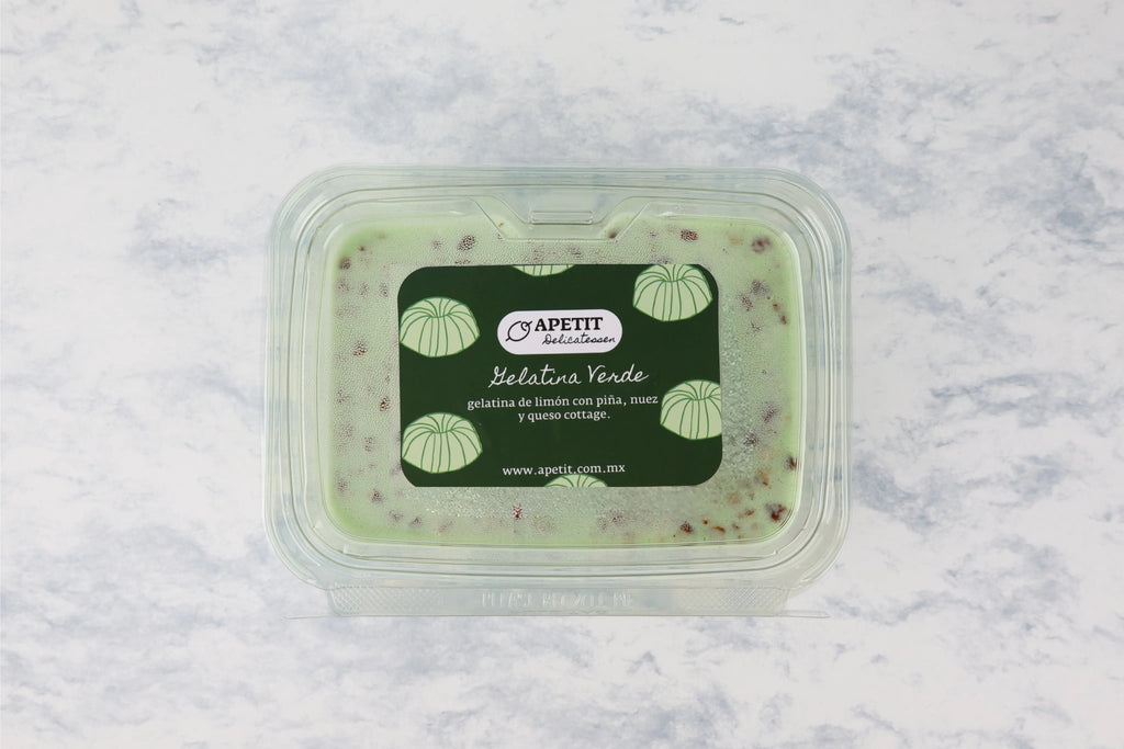 Gelatina Verde Cocina Fria