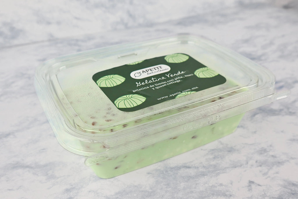 Gelatina Verde Cocina Fria