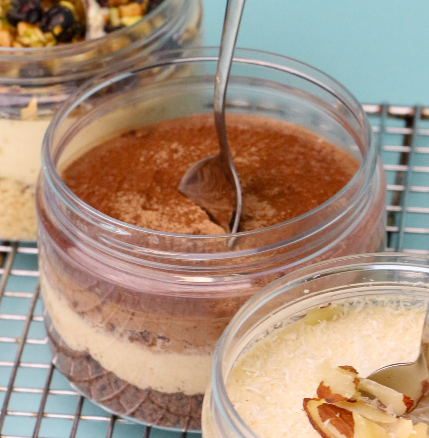 Bote Postre Healthy Living Tiramisu