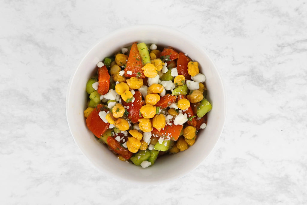 Ensalada Griega con Garbanzos