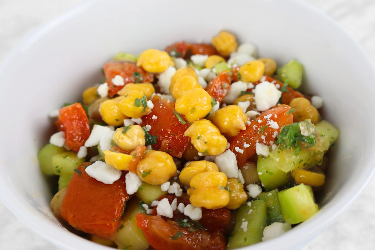 Ensalada Griega con Garbanzos