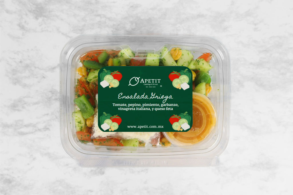 Ensalada Griega con Garbanzos