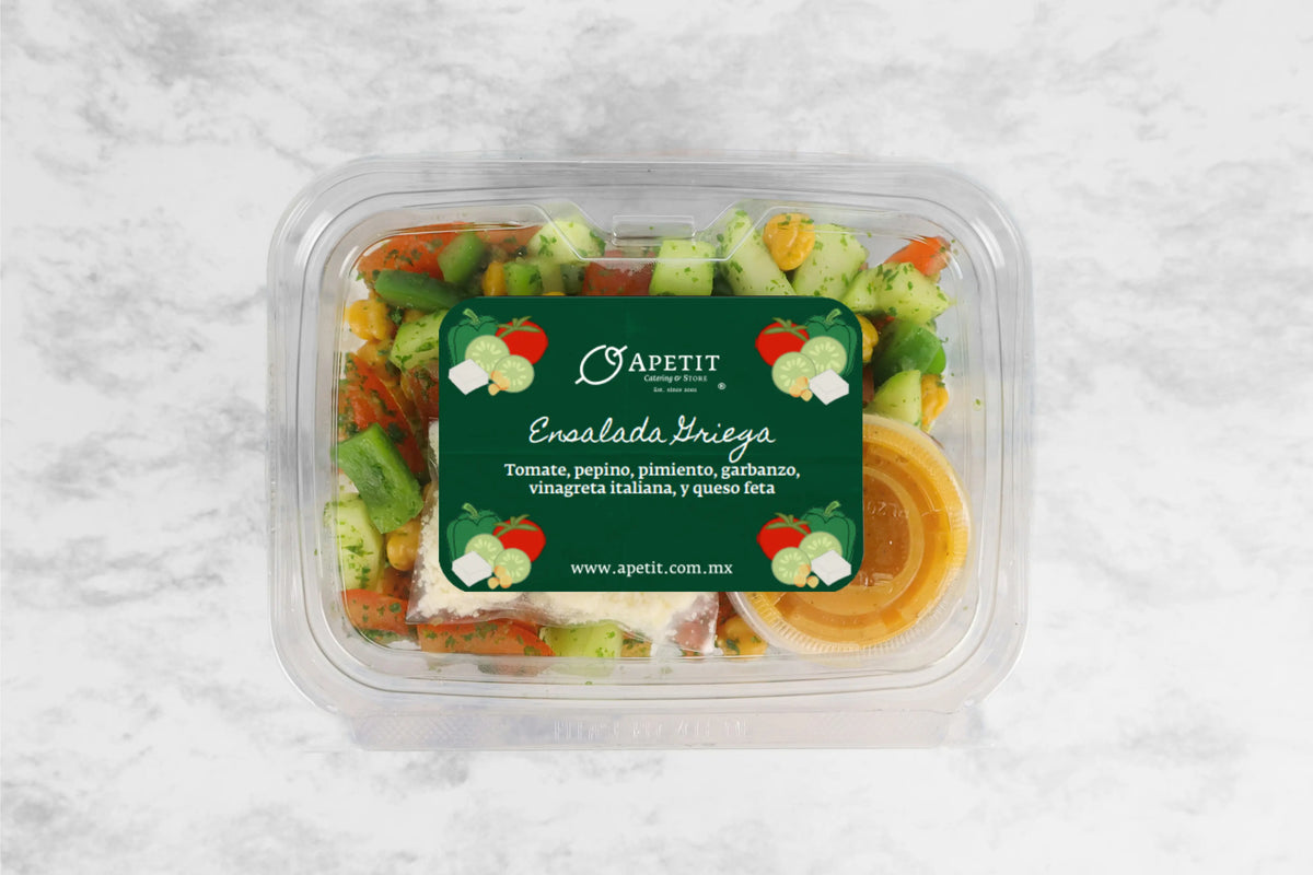 Ensalada Griega con Garbanzos