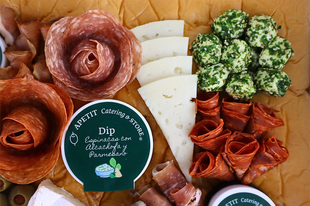 Charola de Quesos y Carnes Frías