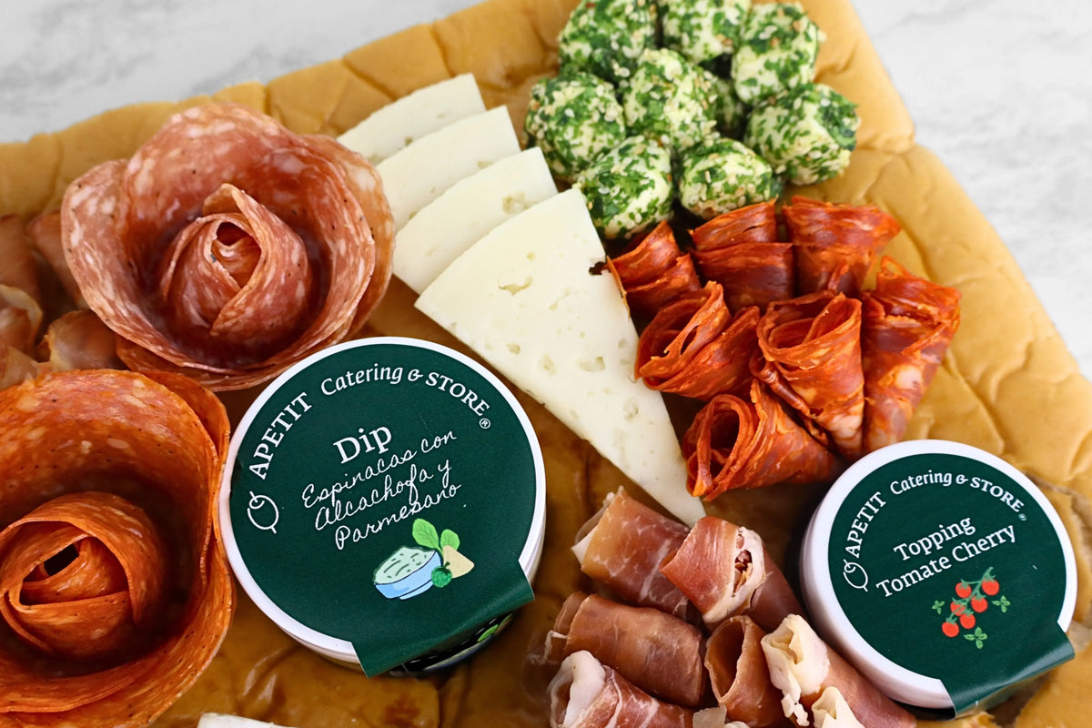 Charola de Quesos y Carnes Frías
