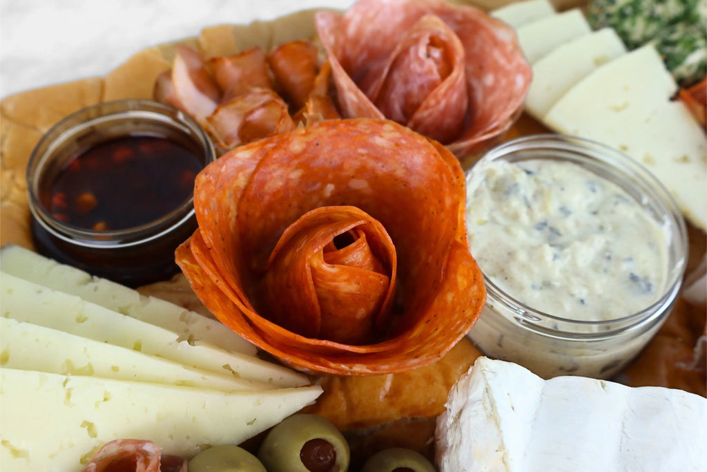Charola de Quesos y Carnes Frías