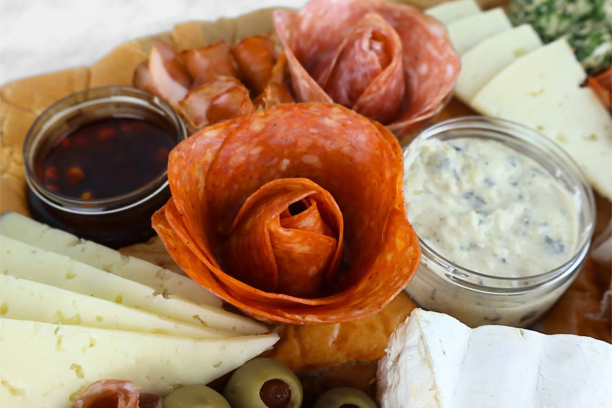 Charola de Quesos y Carnes Frías