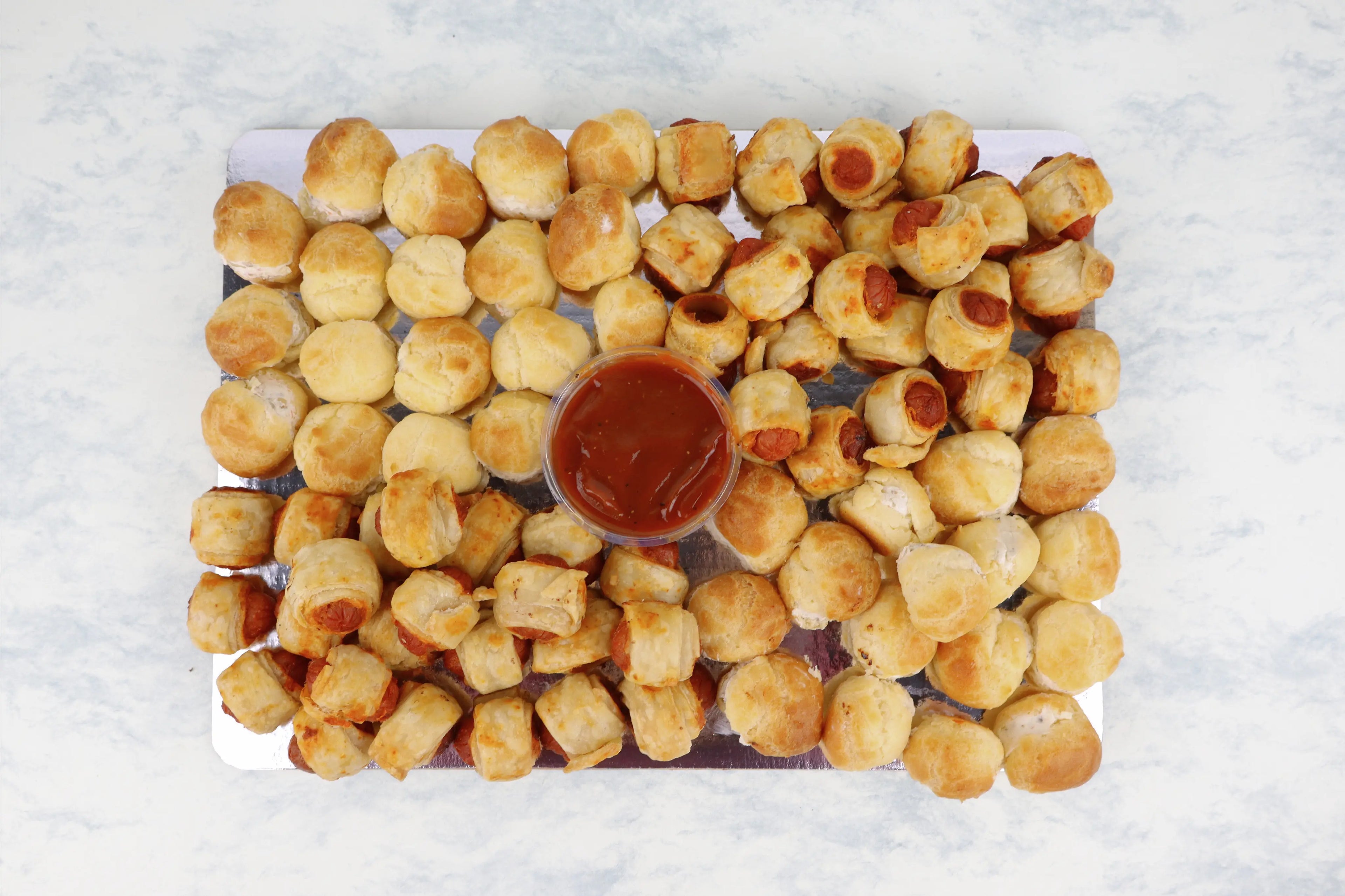 Charola 80 Bocadillos Horneados Cocina Caliente