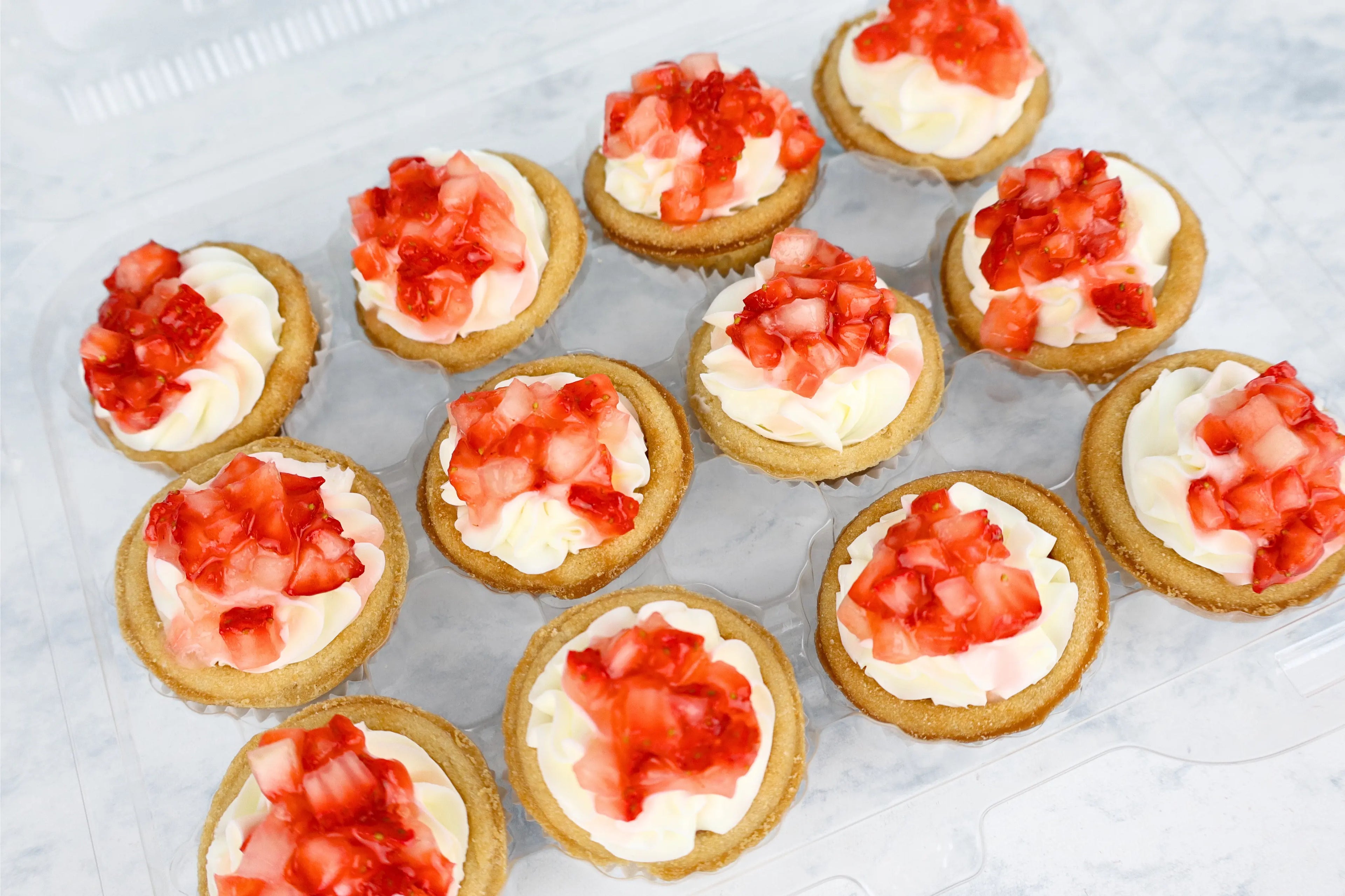 Mini Pays de Fresa Reposteria