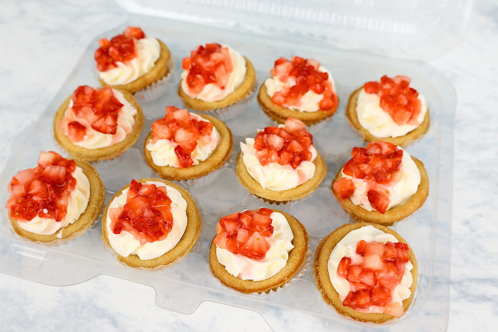 Mini Pays de Fresa Reposteria