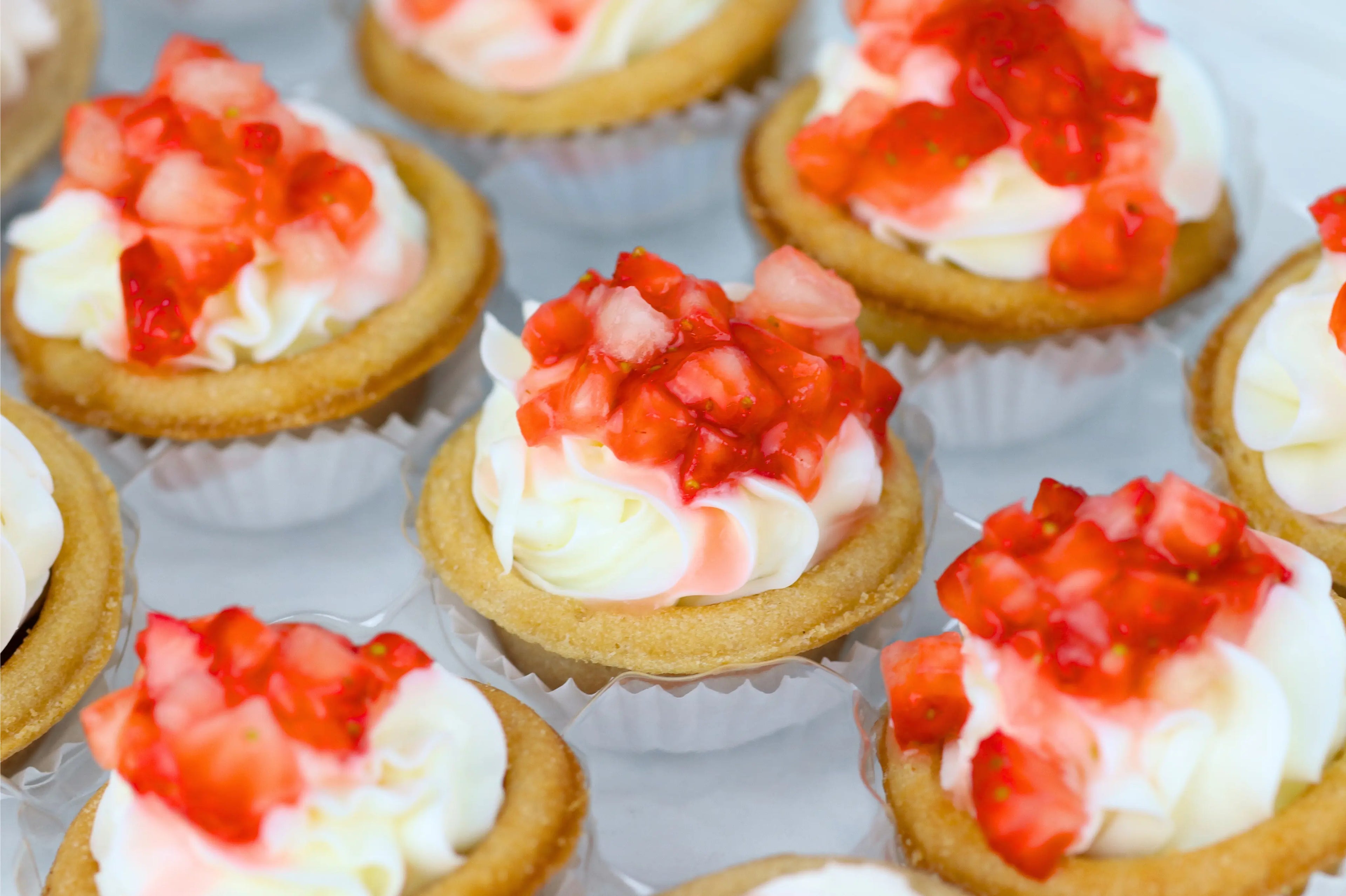 Mini Pays de Fresa Reposteria